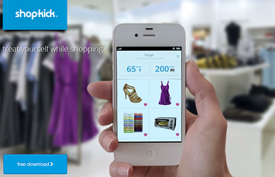 
位置情報連動型の購買促進アプリ「shopkick」
