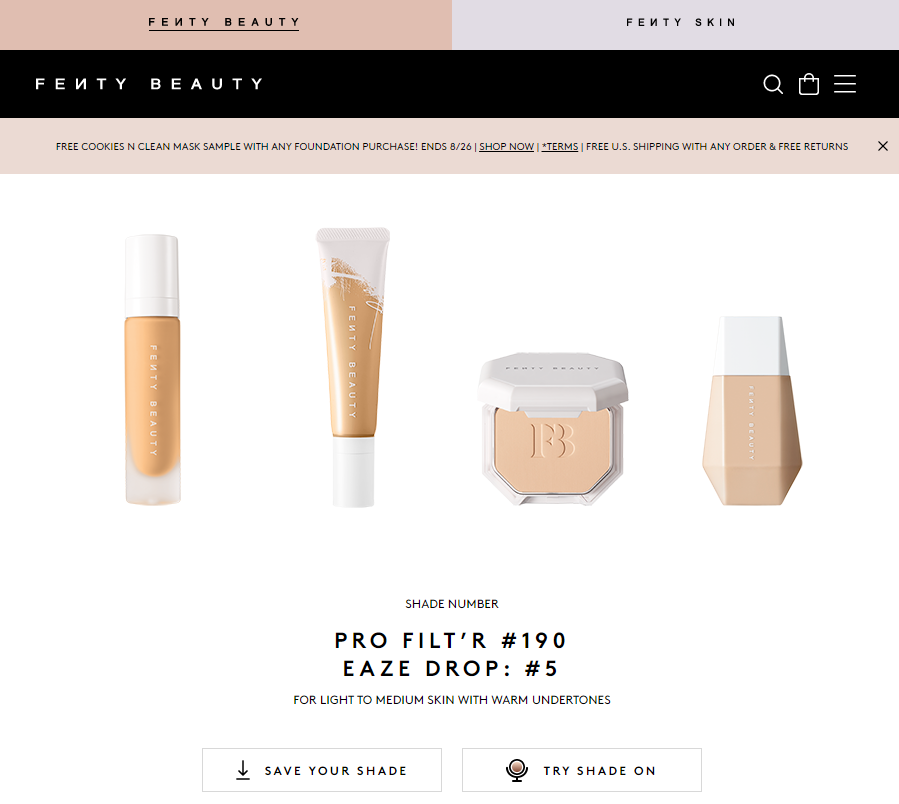 【EC事例】海外ECの成功から学ぶべき未来とは？『Fenty Beauty』編